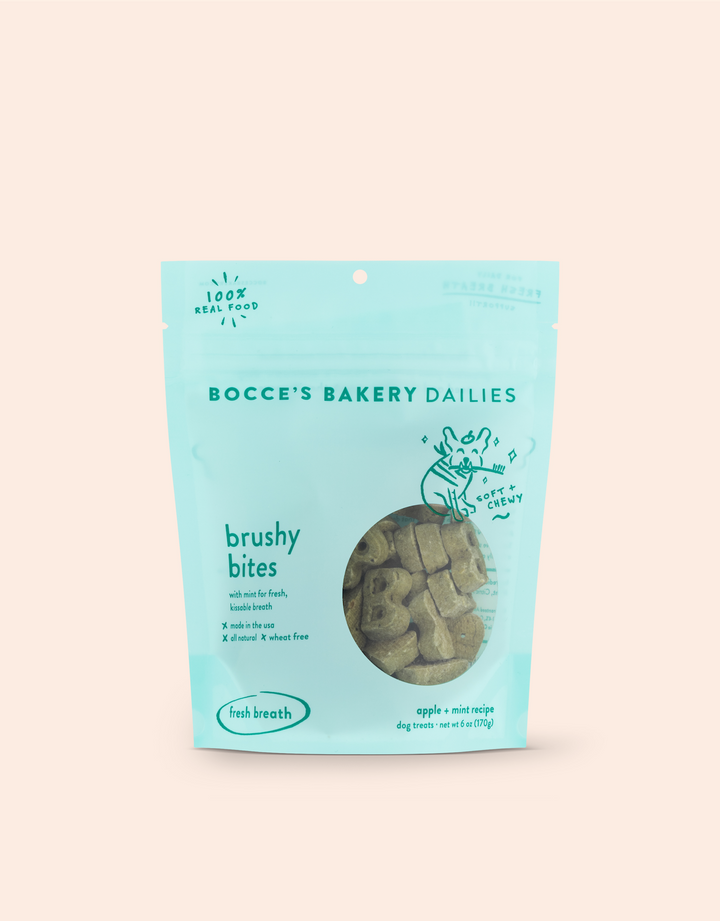 Bocce Bakery Brushy Mint Bites 6oz