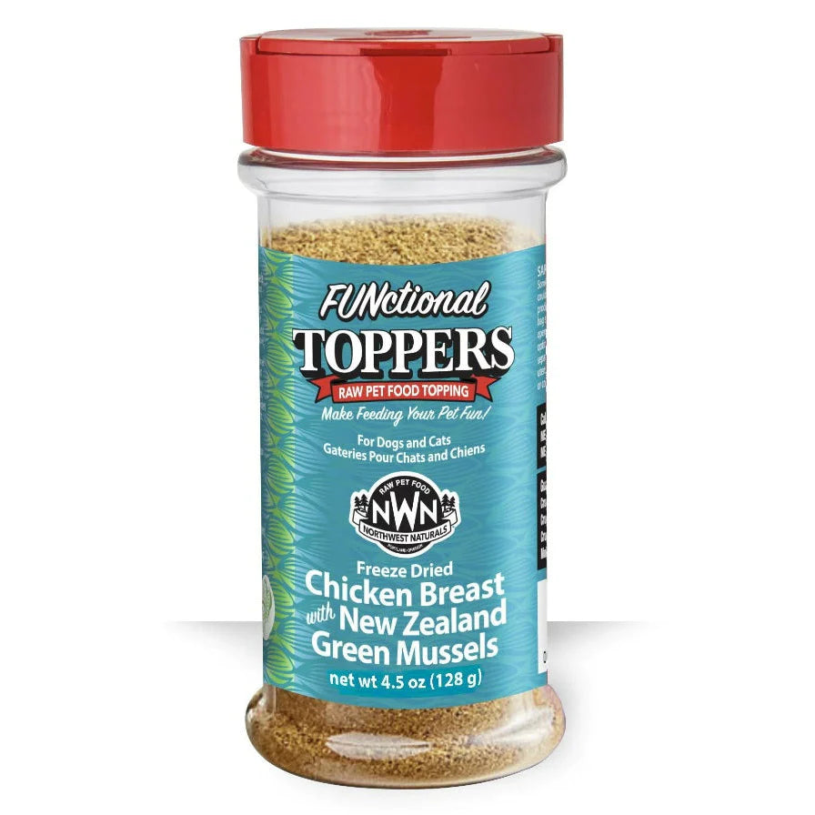 Northwest Naturals Chicken and Green Mussels Freeze Dried Topper 5oz