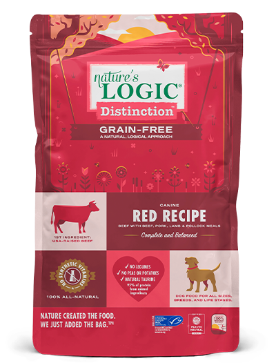 Nature's Logic Distinction Grain Free Red Recipe All Life Stages Dry Dog Food 4.4lb