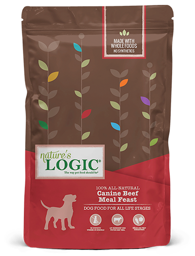 Nature's Logic Canine Beef Meal Feast All Life Stages Dry Dog Food 25lb