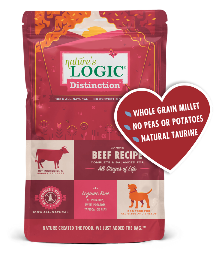 Nature's Logic Distinction Beef All Life Stages Dry Dog Food 4.4lb