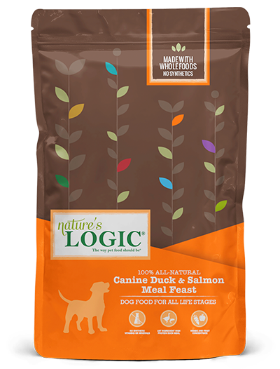 Nature's Logic Canine Duck & Salmon Meal Feast All Life Stages Dry Dog Food 4.4lb