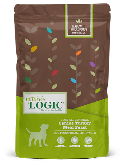 Nature's Logic Canine Turkey Meal Feast All Life Stages Dry Dog Food 25lb
