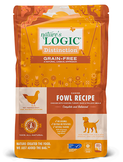 Nature's Logic Distinction Grain Free Fowl All Life Stages Dry Dog Food 4.4lb