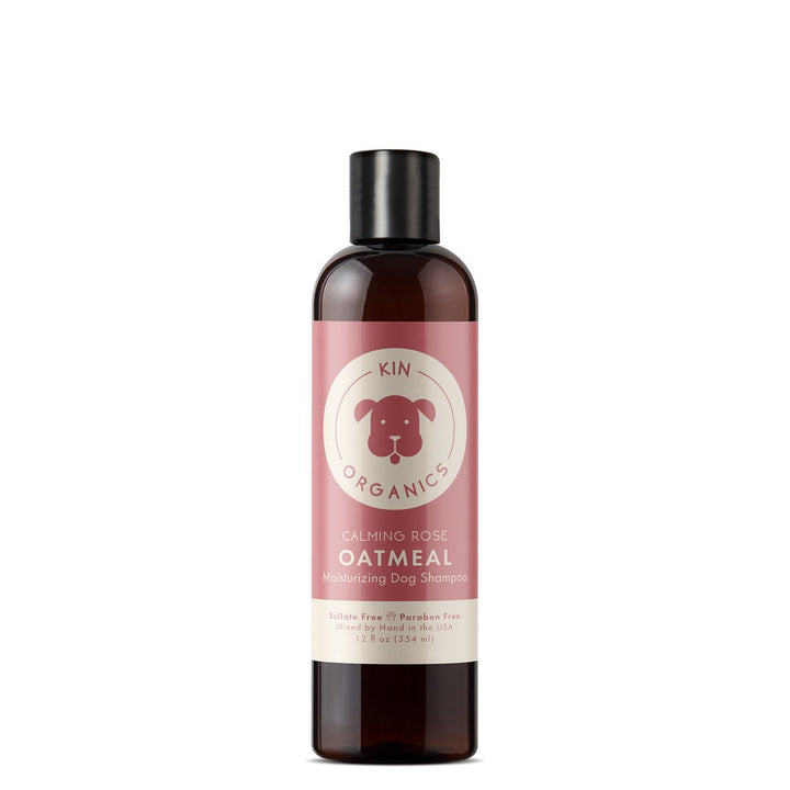 Kin+Kind Organics Dog Calming Rose Oatmeal Dog Shampoo 12oz