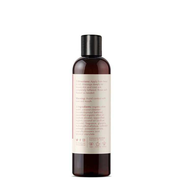 Kin+Kind Organics Dog Calming Rose Oatmeal Dog Shampoo 12oz
