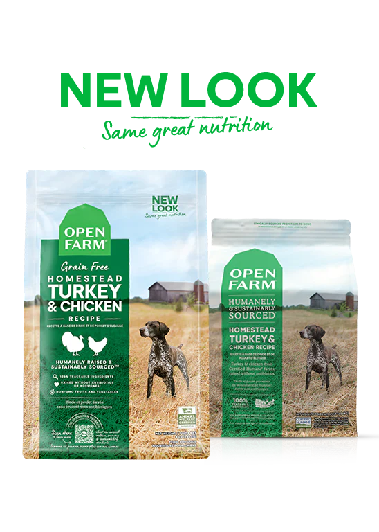 Open Farm Dog Grain Free Homestead Turkey & Chicken Dry Dog Food 4lb