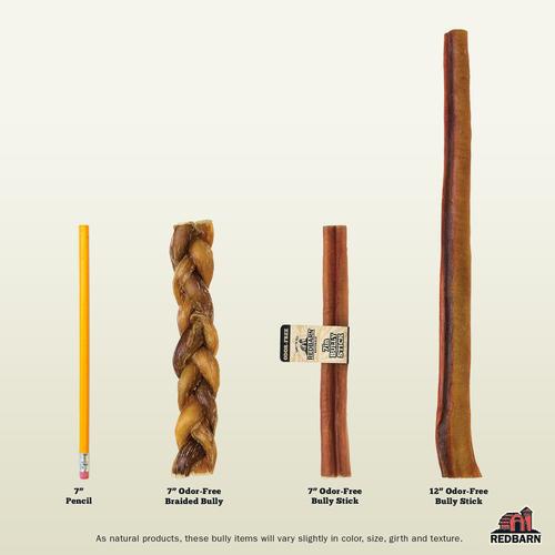 Red Barn Bully Stick Odor Free Dog Chew 7"