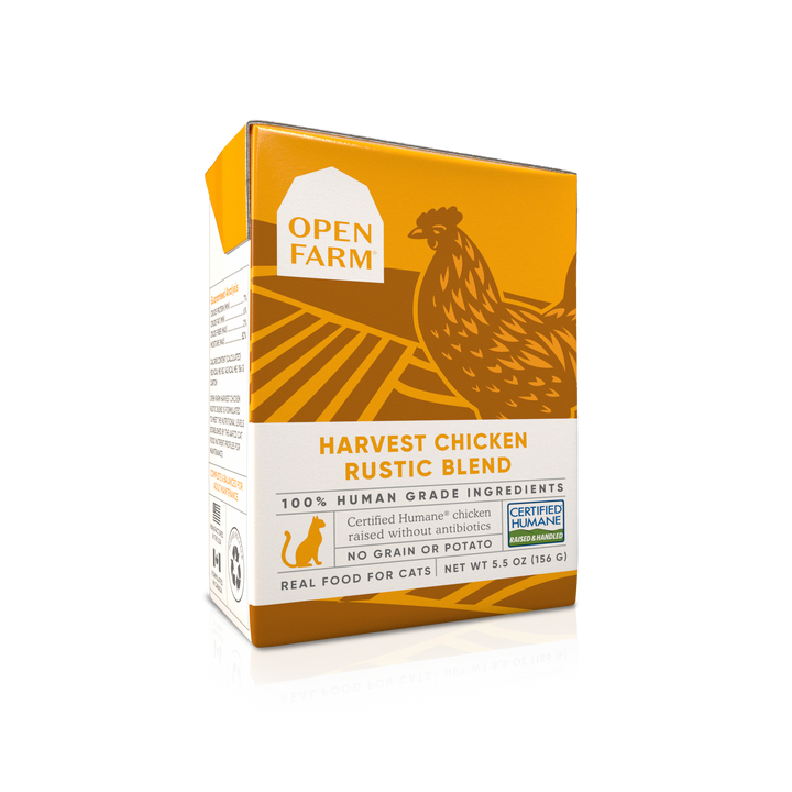 Open Farm Cat Grain Free Rustic Stew Harvest Chicken Wet Cat Food 5.5oz