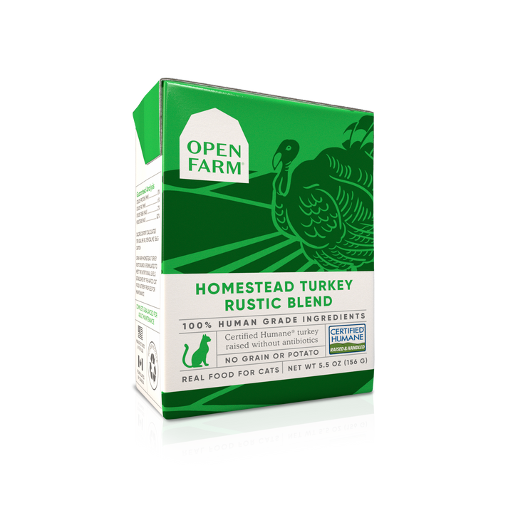 Open Farm Cat Grain Free Rustic Stew Homestead Turkey Wet Cat Food 5.5oz