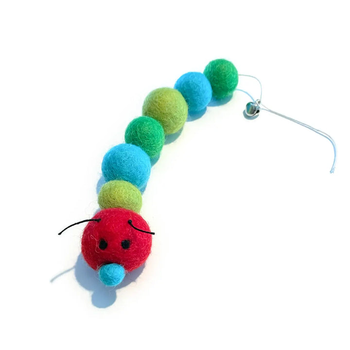 Kat the Caterpillar Eco Wool Cat Toy