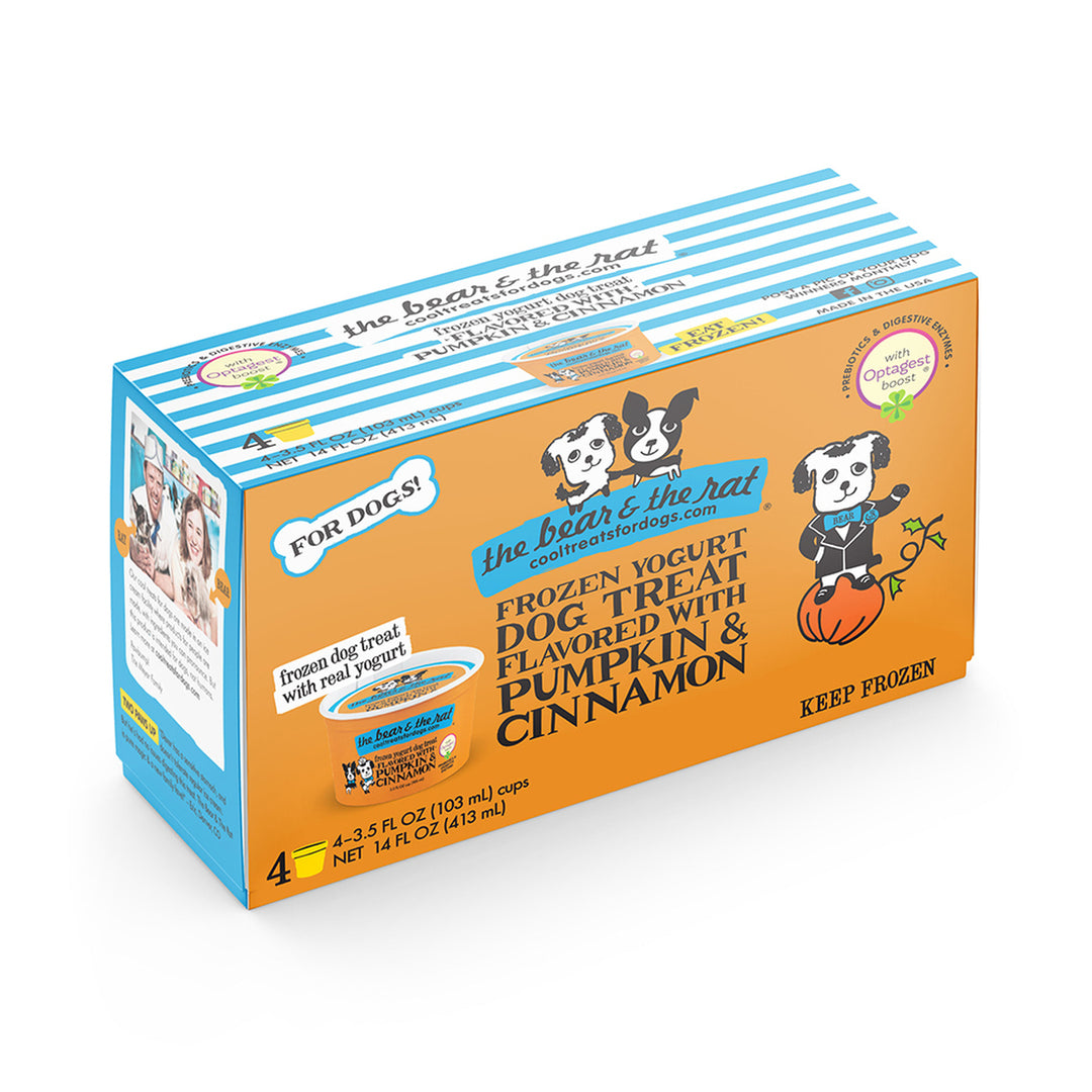 Dog Pumpkin Yogurt 3.5 oz 4 pack