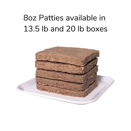 Steve's Real Food for Dogs Frozen Pork Patties BARF Food 20lb