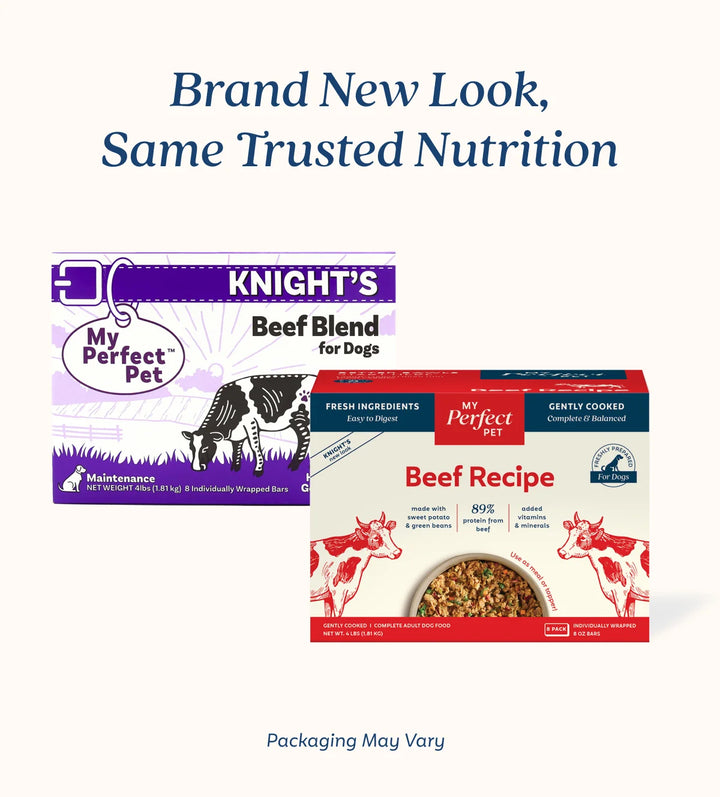 My Perfect Pet Dog Frozen Grain Free Knight's Beef 4LB