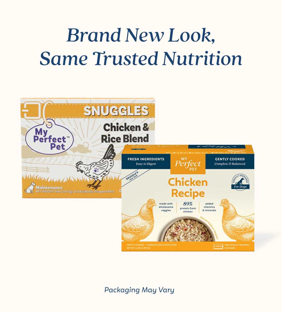 My Perfect Pet Snuggle's Chicken & Rice for Dogs 4lb