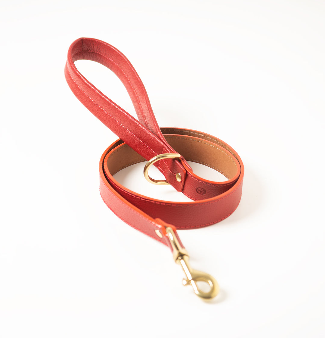 Ramona for You Mars Red Leather Leash