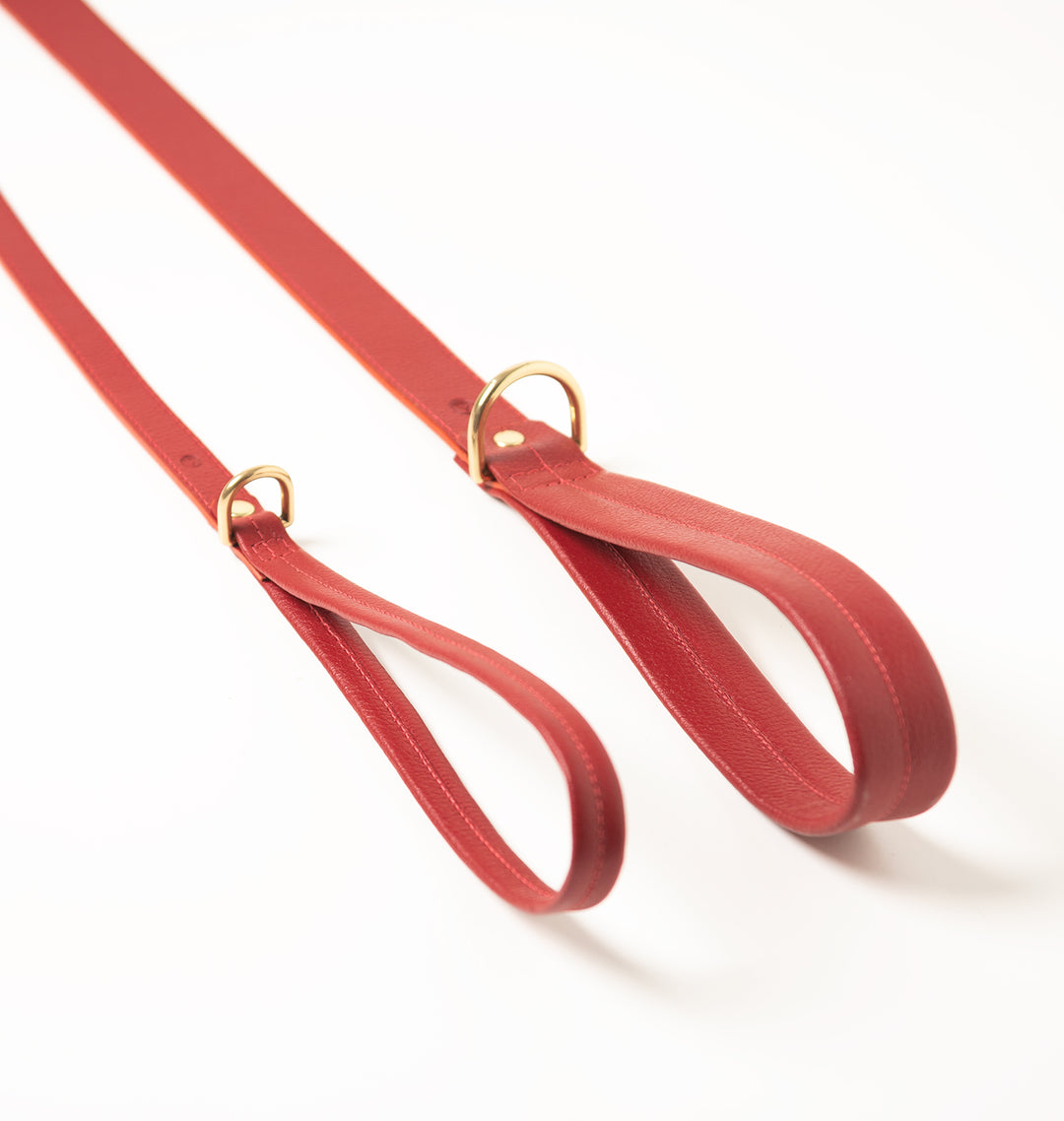 Ramona for You Mars Red Leather Leash