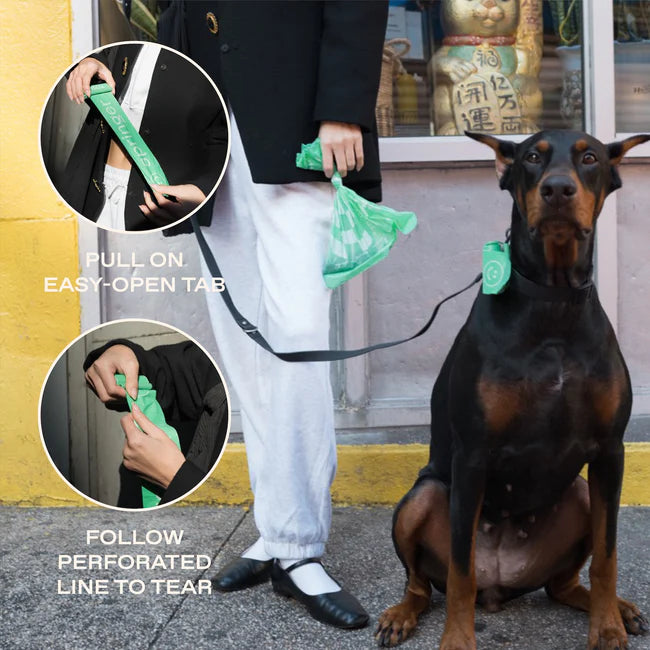 Springland's Premium Dog Poop Bag Dispenser + 15 Bags