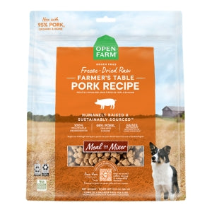 Open Farm Dog Freeze Dried Morsels Farmer's Table Pork 13.5oz