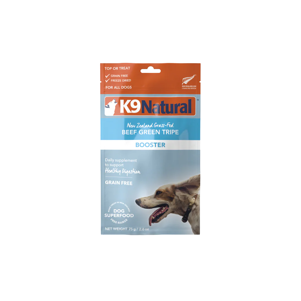 K9 Natural Freeze Dried Beef Tripe Topper Supplement for Dogs 2.6oz
