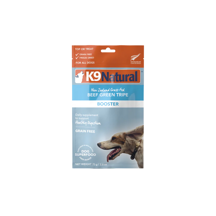 K9 Natural Freeze Dried Beef Tripe Topper Supplement for Dogs 2.6oz
