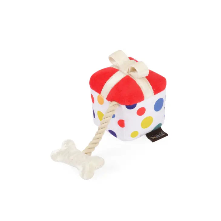 Party Time Party Mini Birthday Present Dog Toy