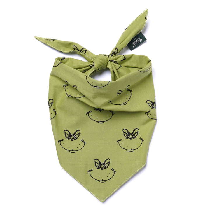 The Paws Grinch Bandana for Dogs and Cats