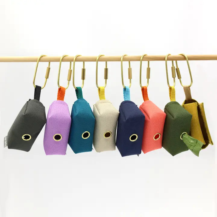 Navy Poop Bag Holder