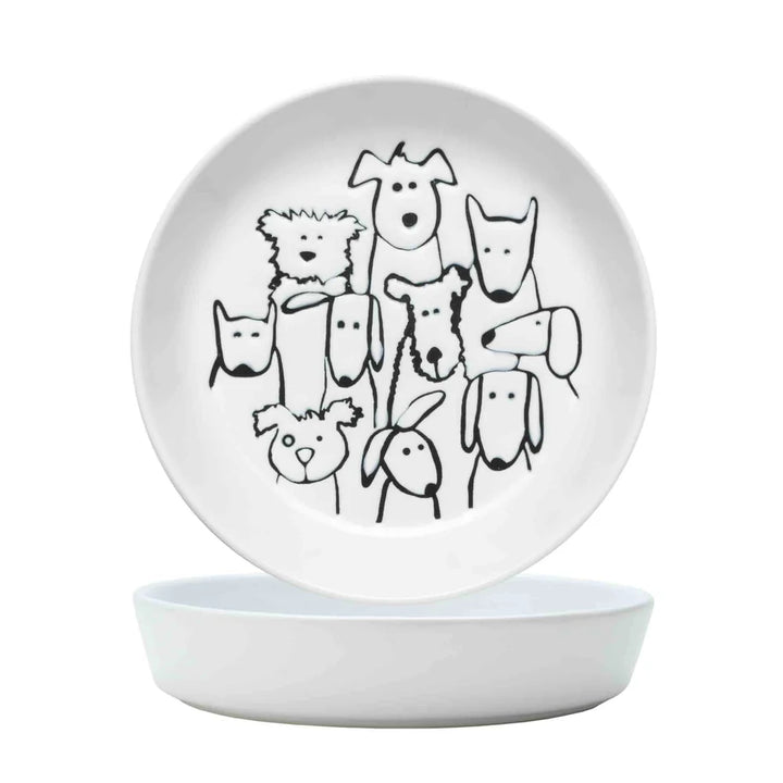 Speckle & Spot Random Dogs Ceramic Pet Bowl