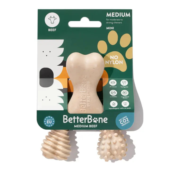 Betterbone Medium Density Beef No Nylon Bone Size Mini