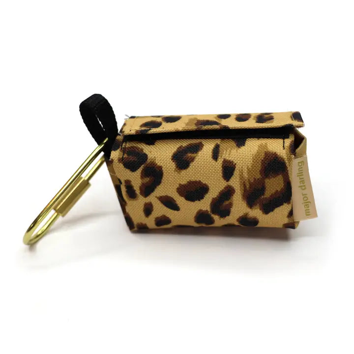 Leopard Print Poop Bag Holder