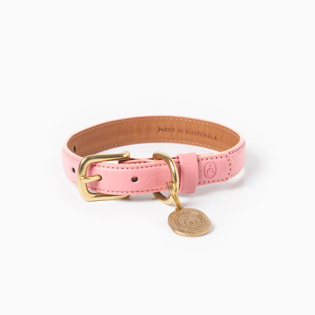 Ramona For You Rosé Pink Leather Collar