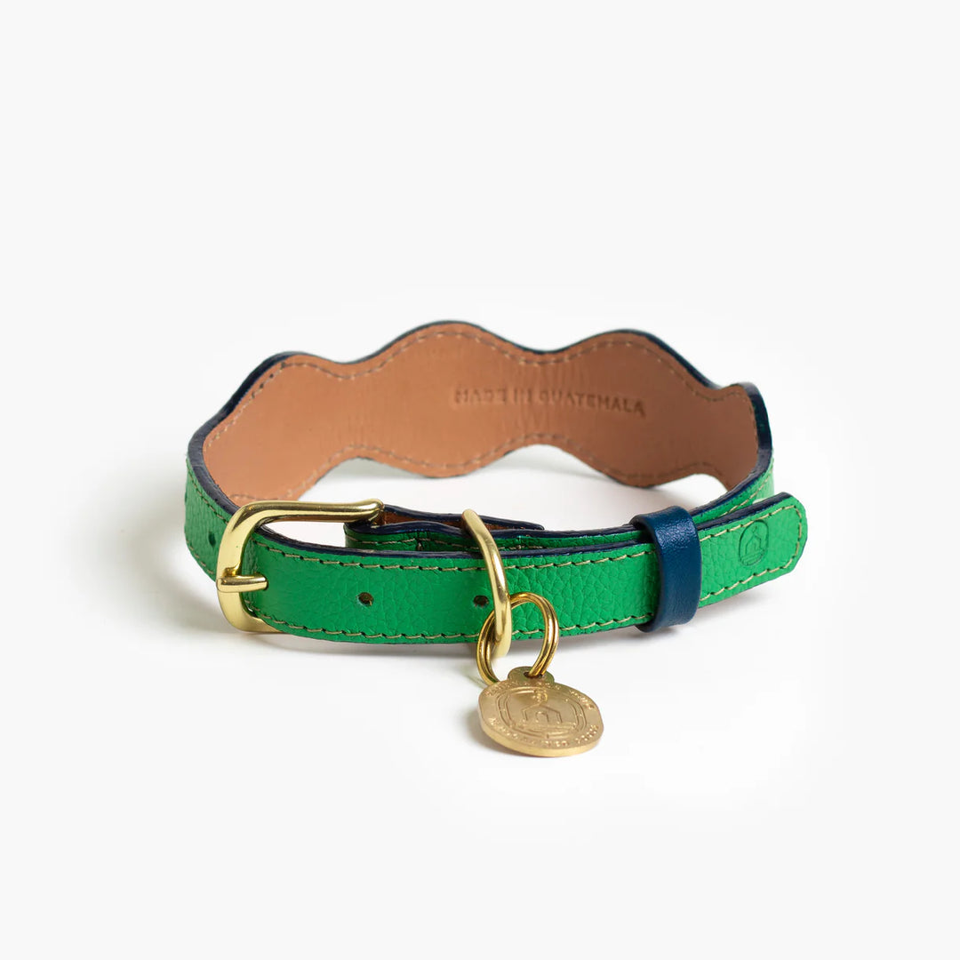 Ramona For You Spring Cucumber Cooler Green Leather Collar
