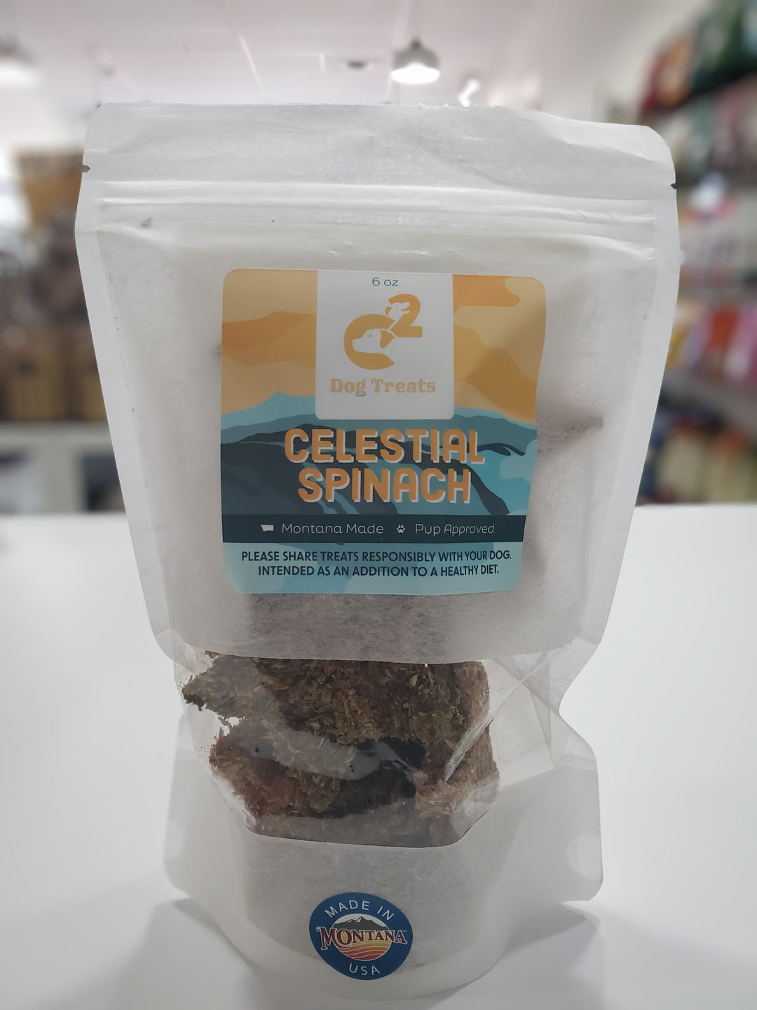C2 Montana Made Dog Treats Celestial Spinach 6oz