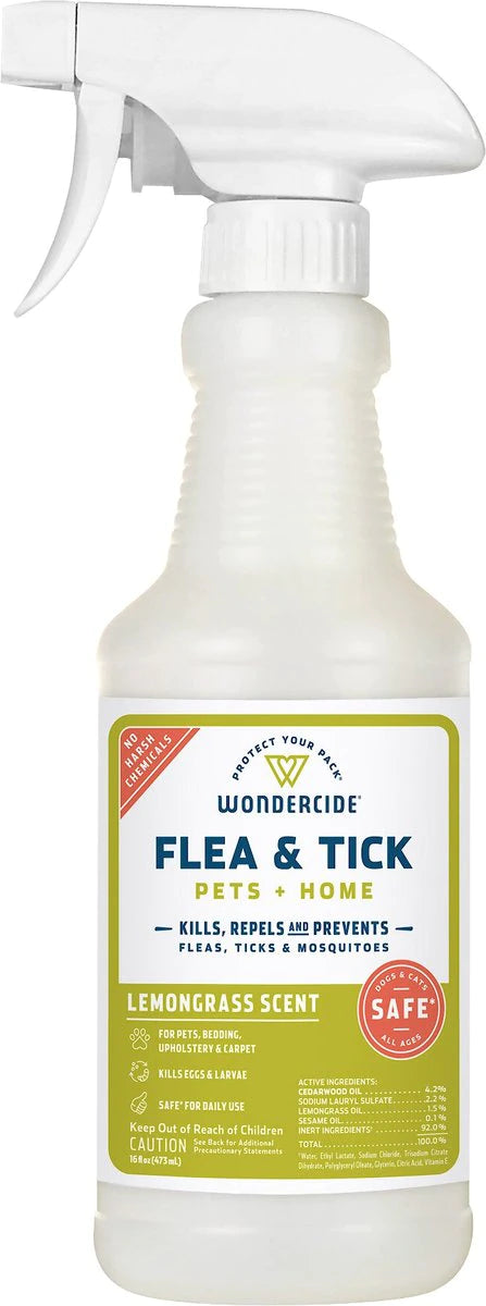 Flea + Tick Spray for Home/Pet 16oz