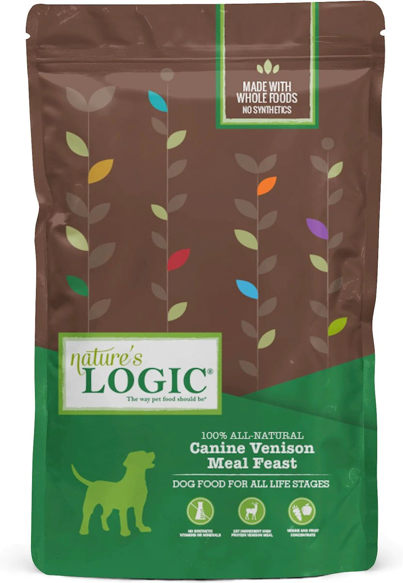 Nature's Logic Canine Venison Meal Feast All Life Stages Dry Dog Food 13lb