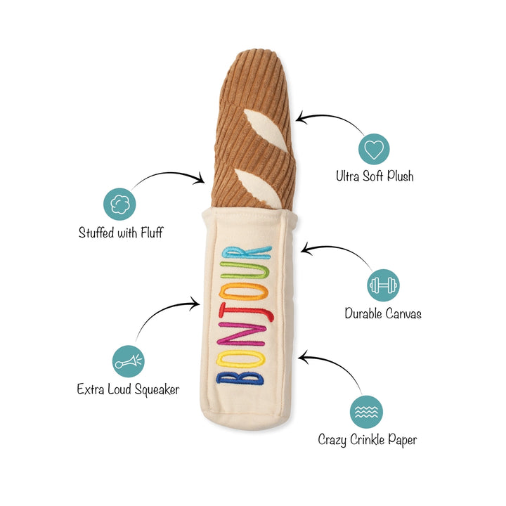 You're the Upper Crust Canvas Dog Toy