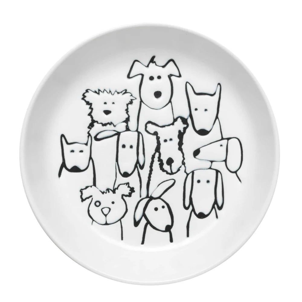 Speckle & Spot Random Dogs Ceramic Pet Bowl