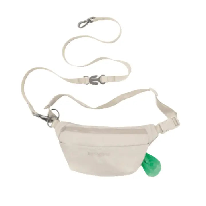 Springland's Dog Walking Bag and Hands Free Leash Combo Oat