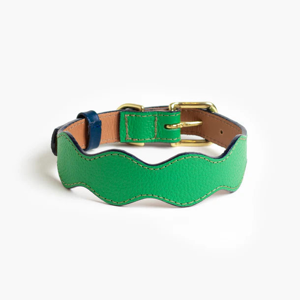 Ramona For You Spring Cucumber Cooler Green Leather Collar