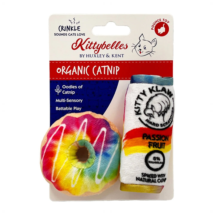 Donut & Kitty Claw Passion Fruit 2-Pack Cat Toy
