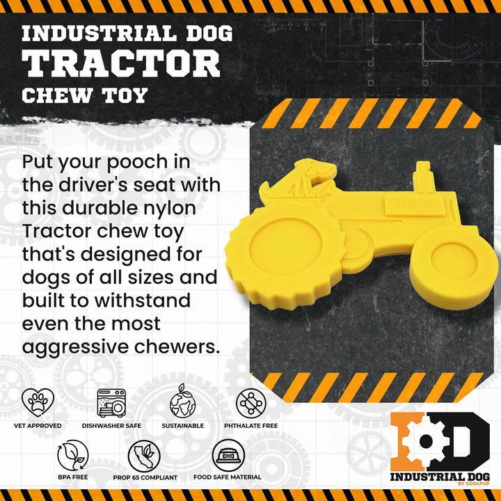 ID Tractor Durable Nylon Dog Chew Toy