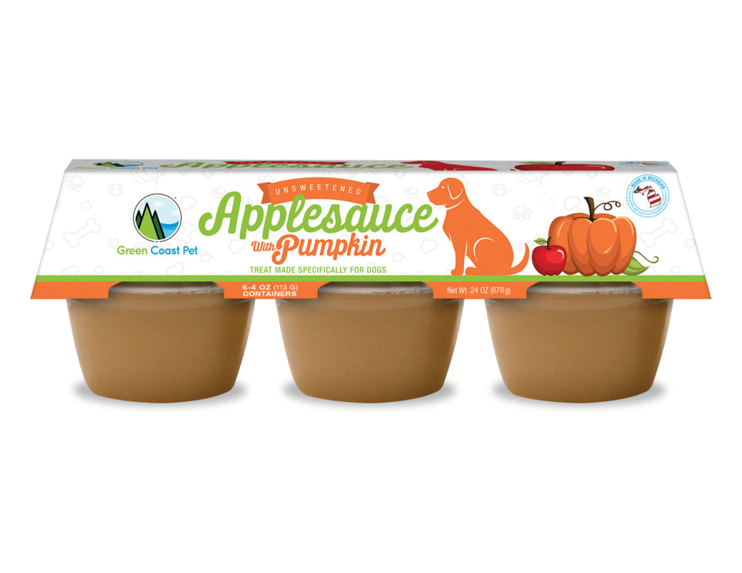 Applesauce With Pumpkin Dog Treats 4oz 6 Pack