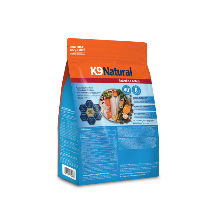 K9 Natural Baked & Coated Wild Ocean Fish Recipe for Dogs 3.5lb
