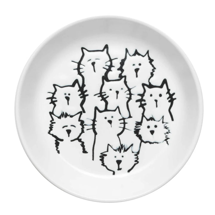 Speckle & Spot Random Cats Ceramic Pet Bowl