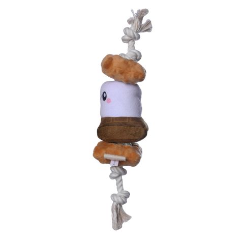 Original Territory Smores Squeaker Tug Dog Toy 13"