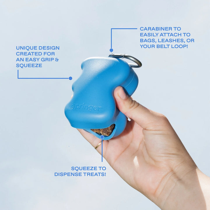 Springland's Silicone Dog Treat Dispenser Blueberry