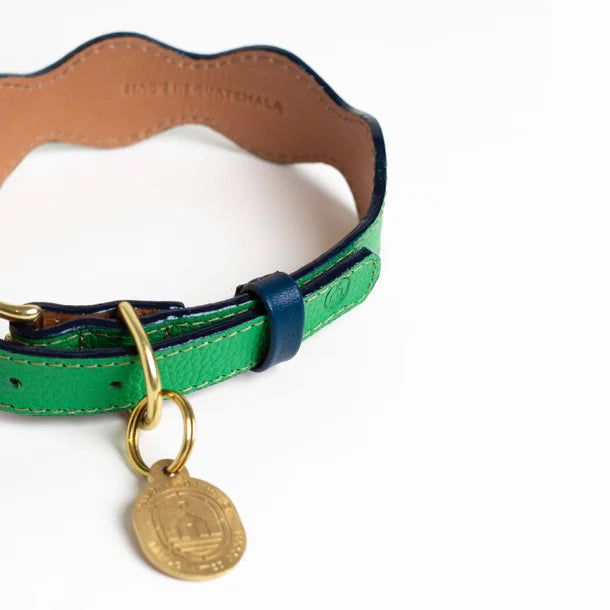 Ramona For You Spring Cucumber Cooler Green Leather Collar