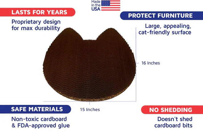 Cat-shaped Scratching Pad