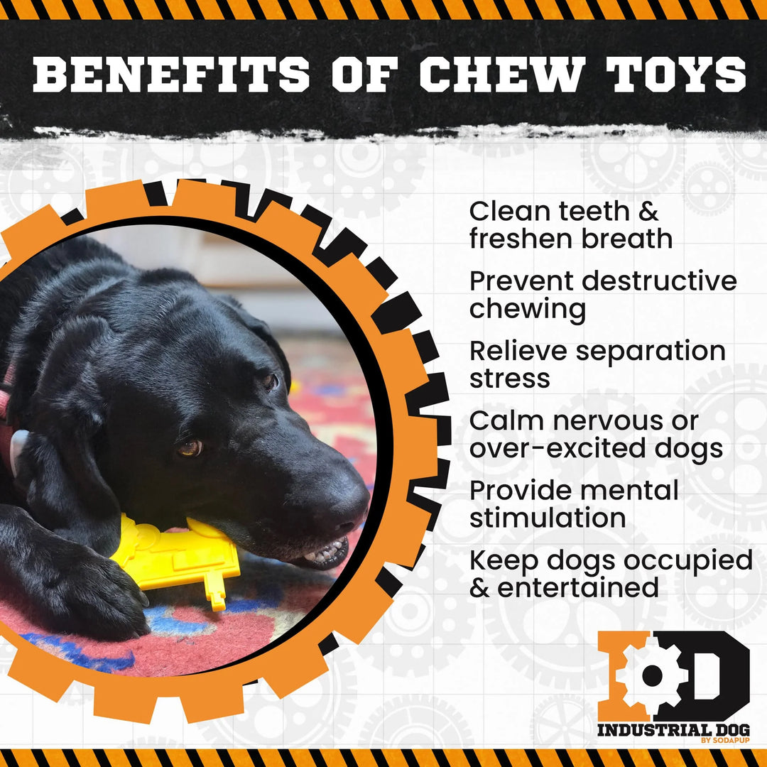 ID Tractor Durable Nylon Dog Chew Toy